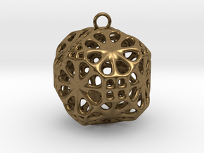 Christmas Bauble No.3 in Natural Bronze