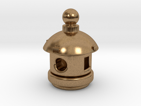 Spirit House - Small in Natural Brass