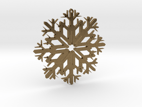 SnowFlake Design in Natural Bronze