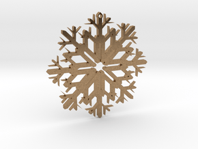 SnowFlake Design in Natural Brass