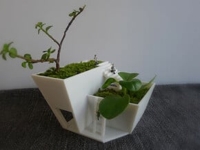 House Flowerpot in White Natural Versatile Plastic
