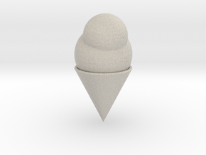 Ice Cream Cone in Natural Sandstone