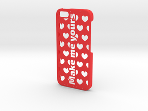 iPhone 5 Case - Customizable in Red Processed Versatile Plastic