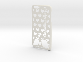 iPhone 6 Plus Case - Customizable in White Natural Versatile Plastic