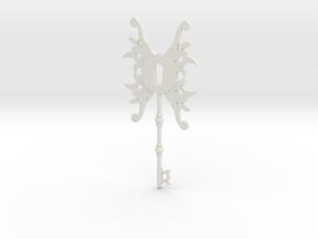 Steampunk Key  in White Natural Versatile Plastic