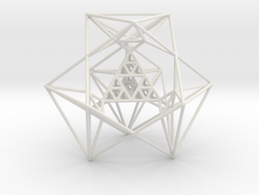Sierpinski Tetrahedron and its Inversion in White Natural Versatile Plastic