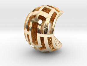 Multilayer Open Sphere Light,  HandHeld Toy. in 14K Yellow Gold