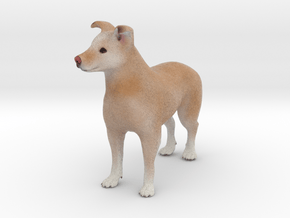Custom Dog Figurine - Abby in Full Color Sandstone