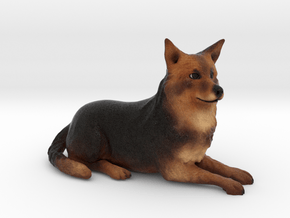 Custom Dog Figurine - Colleen in Full Color Sandstone