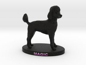 Custom Dog Figurine - Magic in Full Color Sandstone