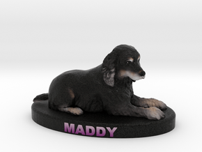 Custom Dog Figurine - Maddy in Full Color Sandstone
