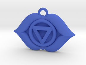 Ajna (Third Eye Chakra) Pendant in Blue Processed Versatile Plastic
