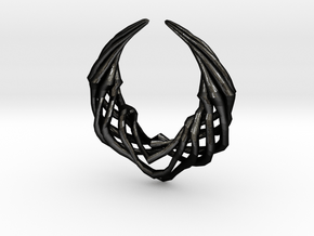 Claw Pendant in Matte Black Steel