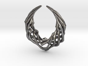 Claw Pendant in Polished Nickel Steel