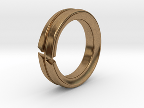 Servant Ring - EU Size 63 in Natural Brass