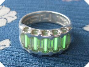 US8 Ring IX: Tritium in Polished Silver