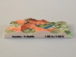 Snowdon - Relief in Full Color Sandstone