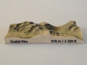 Scafell Pike - Photo in Full Color Sandstone