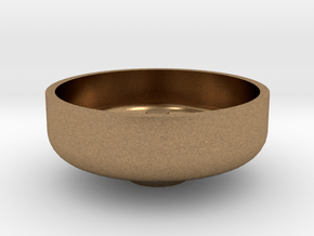 3/4" Scale Nathan Whistle Bowl in Natural Brass