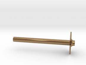 3/4" Scale Nathan 6 Chime Whistle Bowl Cap and Ste in Natural Brass