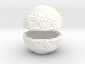 Iconos Trinket Box v1.0 in White Processed Versatile Plastic