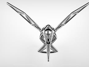 Hummingbird in Polished Silver