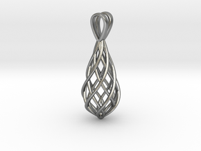 TwistPendant in Natural Silver