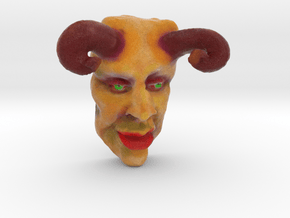 THE DEVIL (3 Inches  tall) in Full Color Sandstone