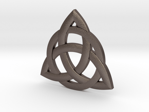 celtic pendant in Polished Bronzed Silver Steel