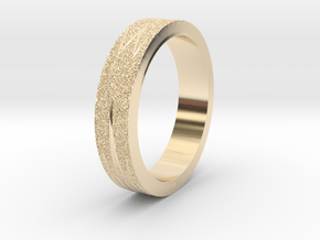 Textured Ring in 14K Yellow Gold