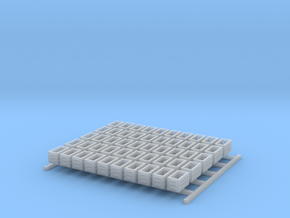Empty Crates Z Scale  in Tan Fine Detail Plastic