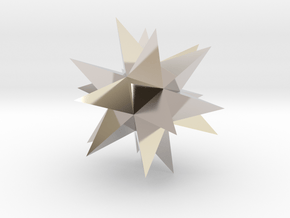 Great Stellated Dodecahedron in Platinum