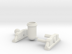 Clash of Clans Mortar in White Natural Versatile Plastic