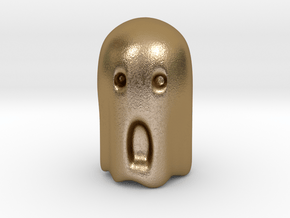 MiniMonstre - Ghosty in Polished Gold Steel