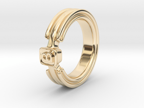 Em(B)lem Ring - EU Size 64 in 14K Yellow Gold