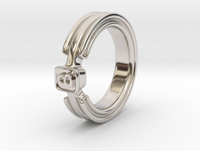 Em(B)lem Ring - EU Size 64 in Platinum