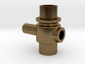 1 1/2" Scale Nathan Whistle Valve Body in Natural Bronze