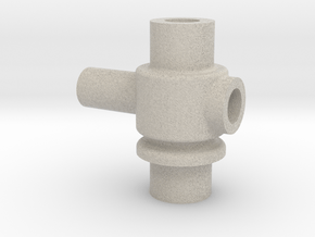 3/4" Scale Nathan Whistle Valve Body in Natural Sandstone