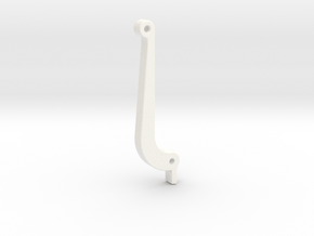 1 1/2" Scale Nathan Whistle Valve Handle in White Processed Versatile Plastic