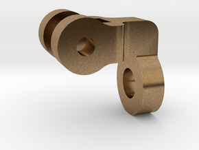 1 1/2" Scale Nathan Whistle Valve Handle Support in Natural Brass
