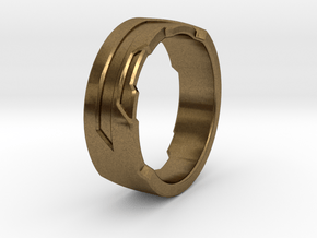 Ring Size A in Natural Bronze