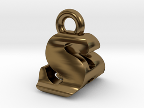 3D Monogram - SAF1 in Polished Bronze