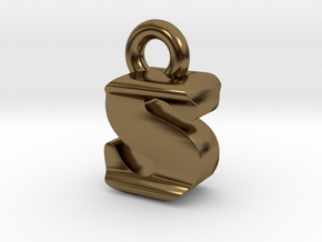 3D Monogram - SIF1 in Polished Bronze