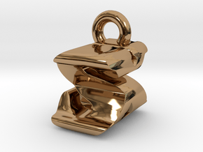 3D Monogram - SXF1 in Polished Brass