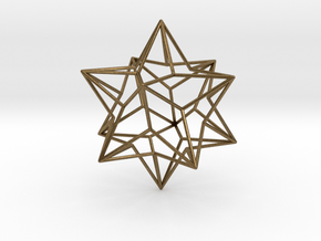 Stellated Dodecahedron in Natural Bronze