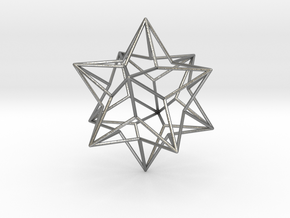 Stellated Dodecahedron in Natural Silver