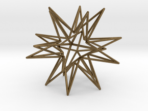 Icosahedron Star in Natural Bronze