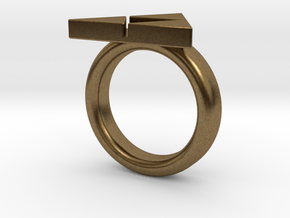 Triforce Ring - Zelda size 8(other sizes just ask) in Natural Bronze
