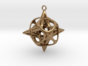 Christmas Star No.2 in Natural Brass