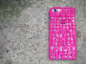 Game Over IPhone 6 Cover in Pink Processed Versatile Plastic